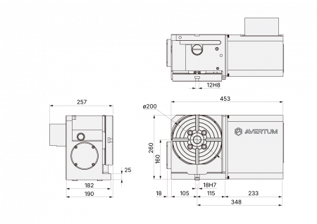 HVX-200 поворотный стол