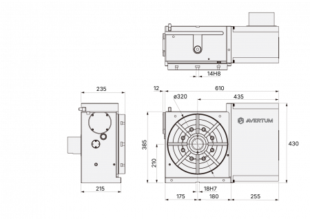 HVX-320 поворотный стол
